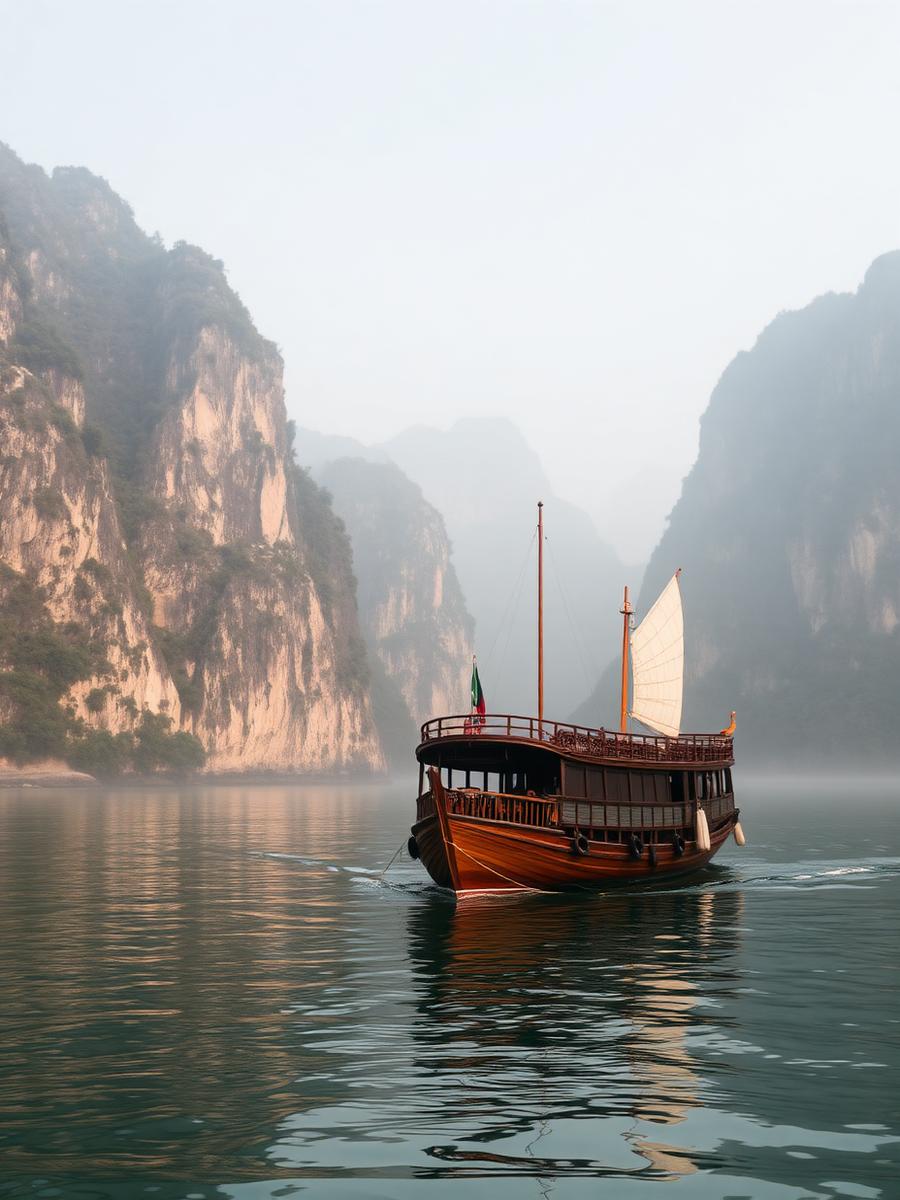 Ha Long Bay limestone karsts Vietnam